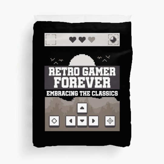 Retro Gamer Forever Embracing the Classic Duvet Covers