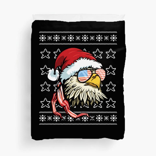 Ugly Usa Flag Bald Eagle Duvet Covers