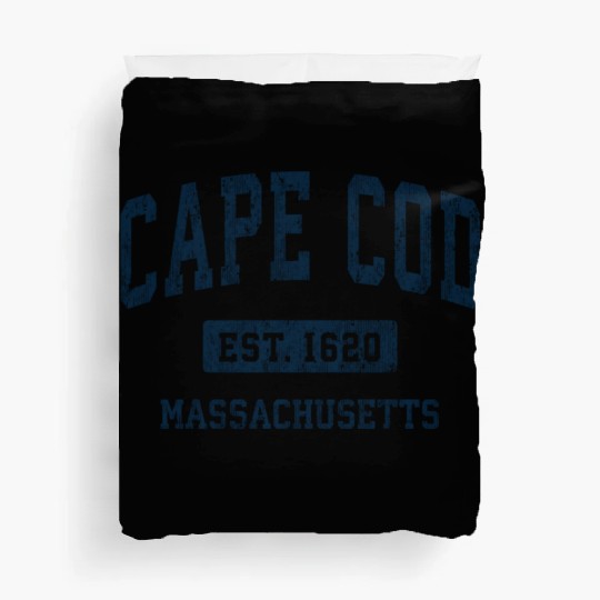 Cape Cod Massachusetts Ma Vintage Athletic Duvet Covers