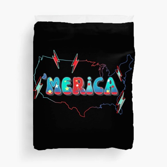 Merica Happy 4Th Of July Independence American Day Duvet Covers