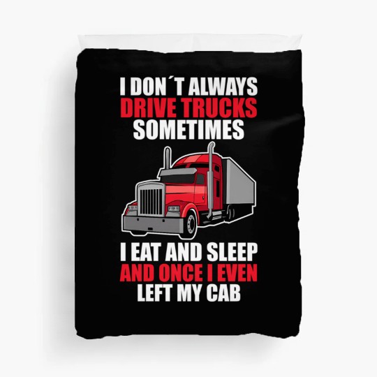 Truck Driver Truc Duvet Covers