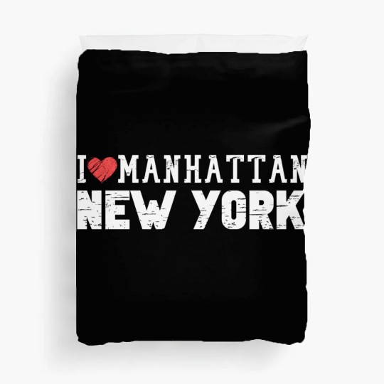 Manhattan New York Love I Heart Manhattan Ny Duvet Covers