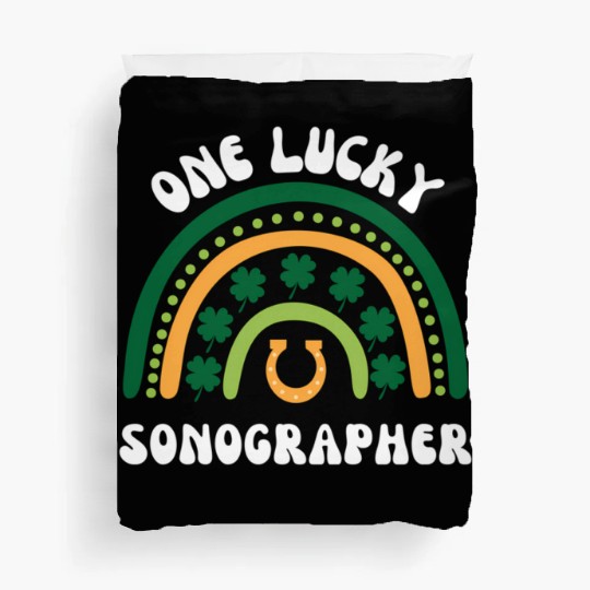 Sonographer Ultrasound Techian St Patrick'S Day Duvet Covers