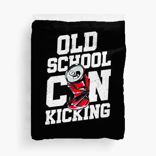 Old School Can Kicking Street Game 90s Kid Duvet Covers