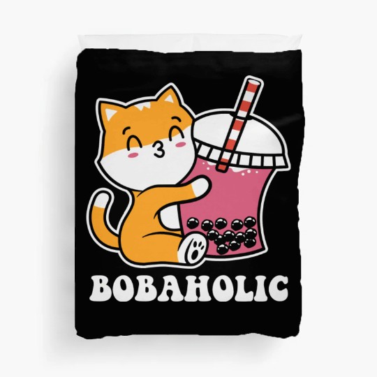 Bubble Milk Boba Tea Tapioca Pearls Lover Funny Duvet Covers