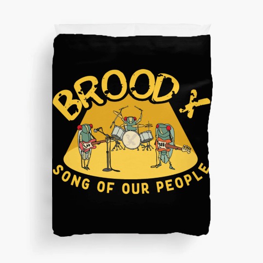 Cicada Brood X Cicada Invasion Cicada Song Tour Duvet Covers