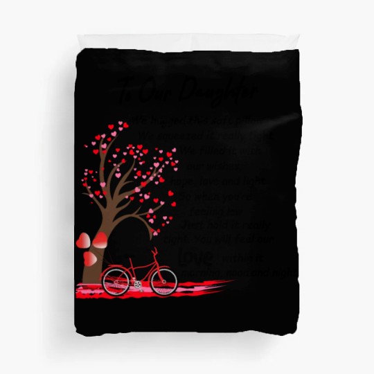 Bommex Daughter Gifts from Mom Dad Throw Pillow Duvet Covers