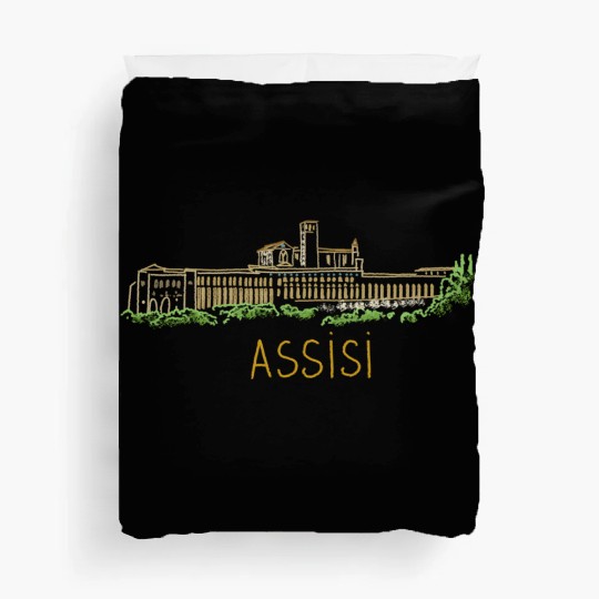 Assisi City Italy Souvenir For Duvet Covers