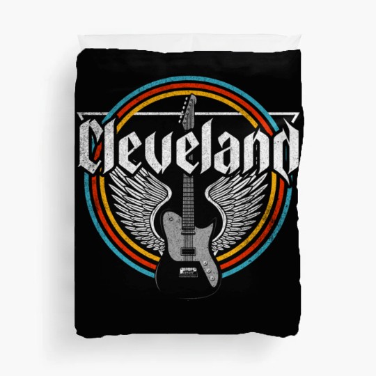 Cleveland Ohio Rock Music Duvet Covers