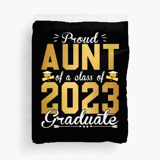 Proud A Of A 2023 Graduate Senior 23 For Duvet Covers