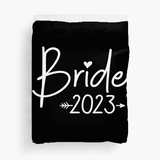 Bride 2023 For Wedding Or Bachelorette Duvet Covers