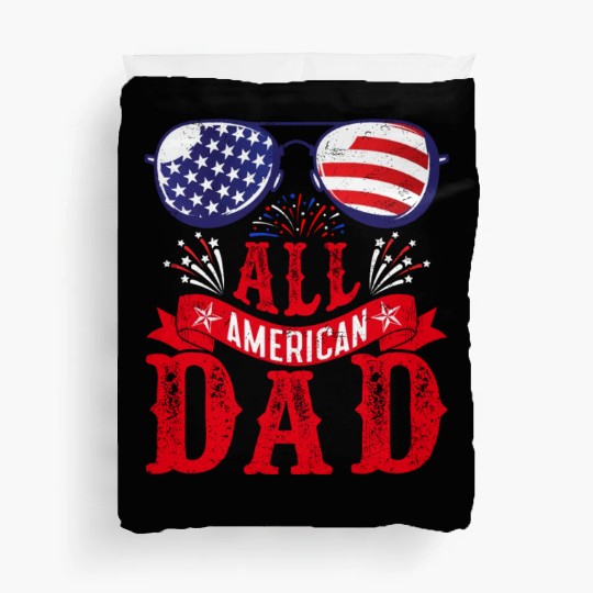 All American Dad America Pride US Patriot Duvet Covers