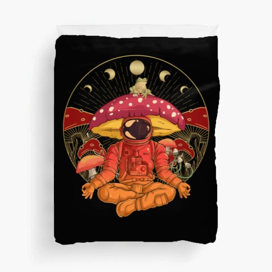 Astronaut Cottagecore Frog Aesthetic Wo Duvet Covers