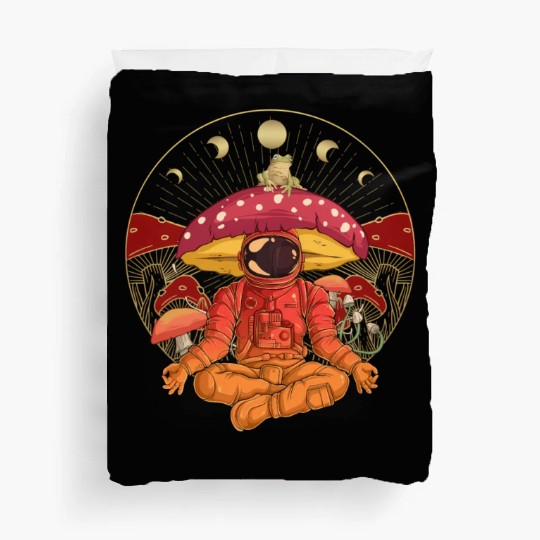 Astronaut Cottagecore Frog Aesthetic Wo Duvet Covers
