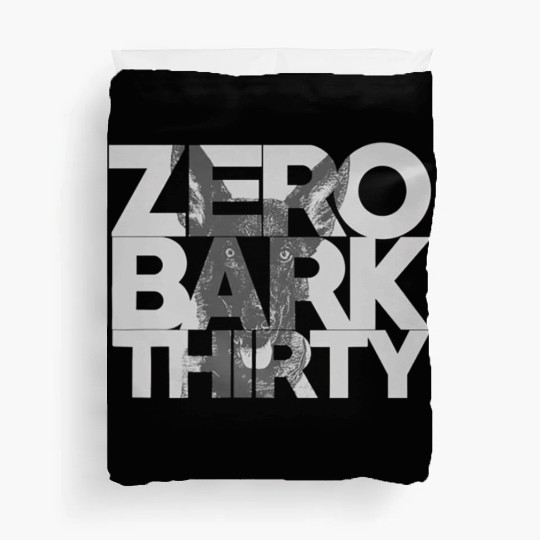 Zero Bark Thirty Belgian Malinois Military Dog Duvet Covers