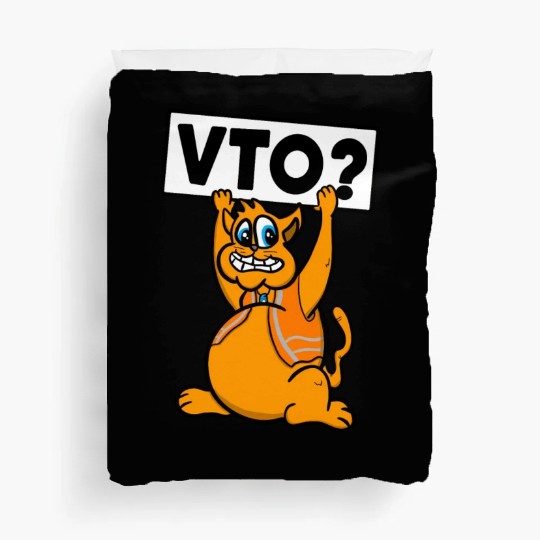 Cat Aing For Vto Worker That Loves Kitties Vto Duvet Covers