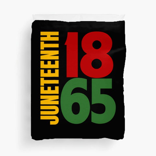 Black Proud African American For Juneteenth Duvet Covers