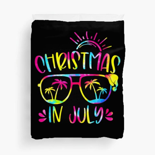 Christmas In July Hawaiian Summer Vacation 2023 Duvet Covers