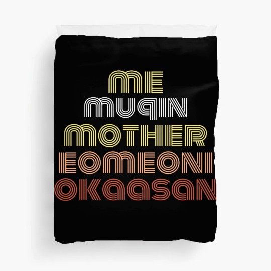 Mother Vietnamese Chinese English Korean And Duvet Covers