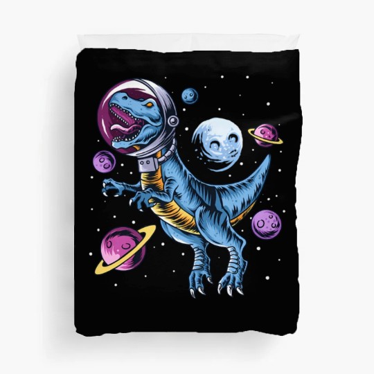 Dinosaur Astronauts Science Fiction Science Duvet Covers