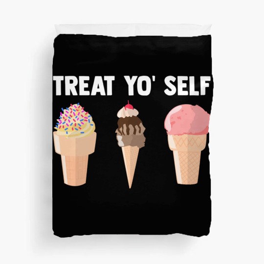 Ice Cream Treat Yo' Self Summertime Sherbet Gelato Duvet Covers