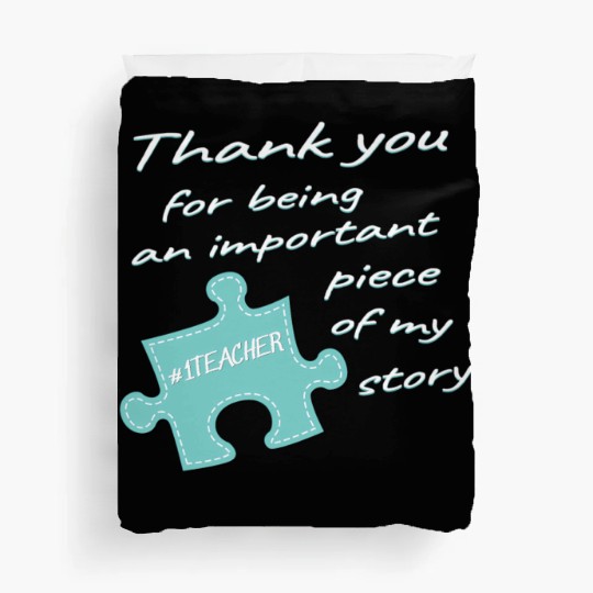 Teacher Appreciation Number One Teacher End Of Sch Duvet Covers