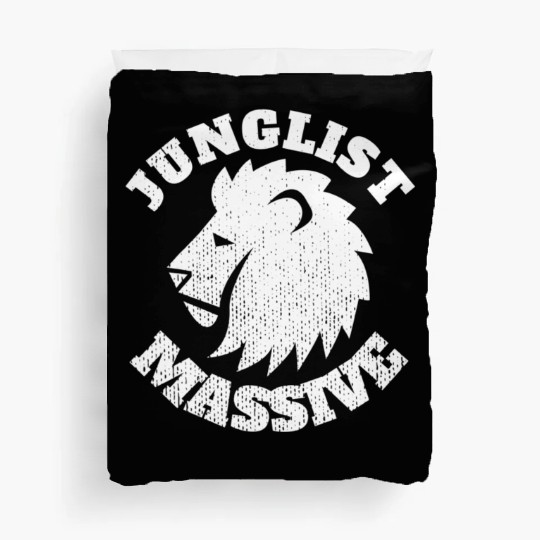 Junglist Music DnB EDM Drum N Bass Lion Duvet Covers