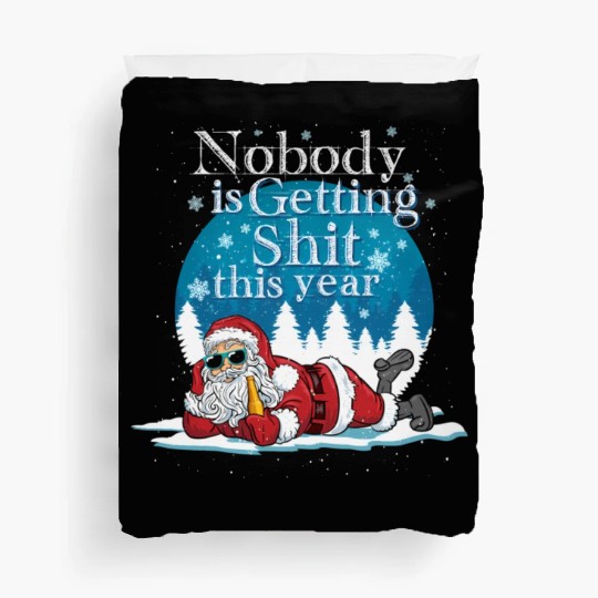 Santa 2020 Claus Ugly Bad Santa Duvet Covers