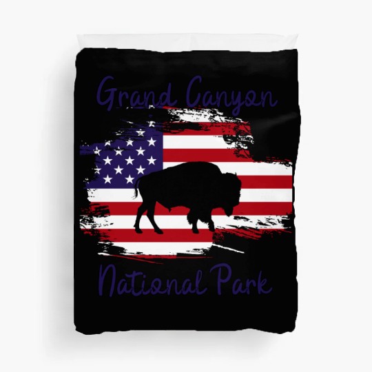 grand canyon national park buffalo Duvet Covers gifts