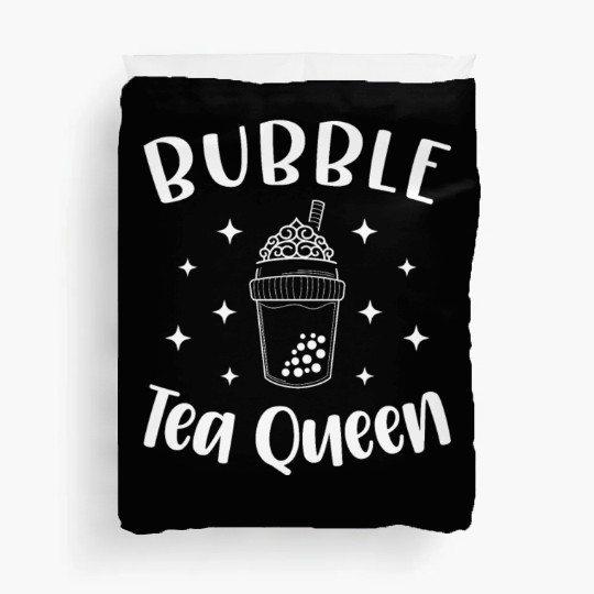 Bubble Tea Queen Boba Tea Drinker Korean Drink Duvet Covers