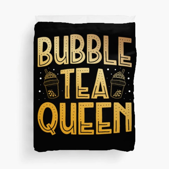 Bubble Tea Queen Boba Tea Drinker Korean Drink Duvet Covers