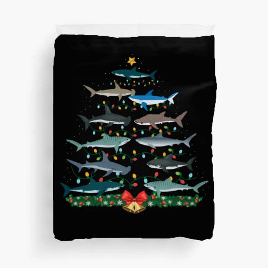 Shark Tree Ornament Shark Duvet Covers