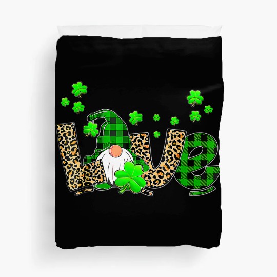 Bleached Love St Patric Day Gnomes Shamrock For Duvet Covers