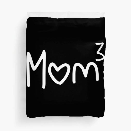 Mothers Day Cubed Mom 3 Three Mama Duvet Covers
