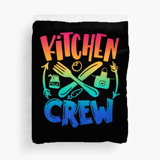 Kitchen Crew Back To School Team Field Day 2022 Duvet Covers