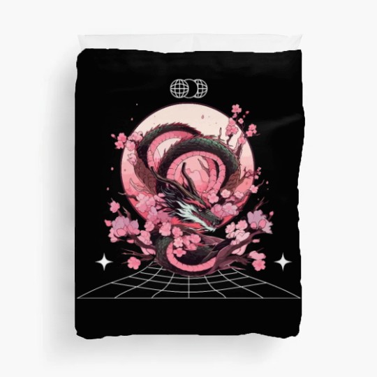 Japanese Asian Dragon Cool Oriental Arts Dragon Duvet Covers