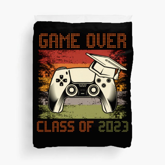 Game Over Class Of 2023 Senior 2023 School Duvet Covers