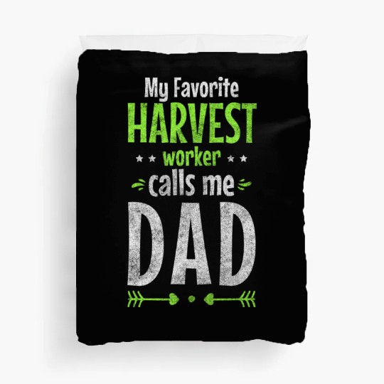 Farmer Farm Harvest Time Vegetable Duvet Covers