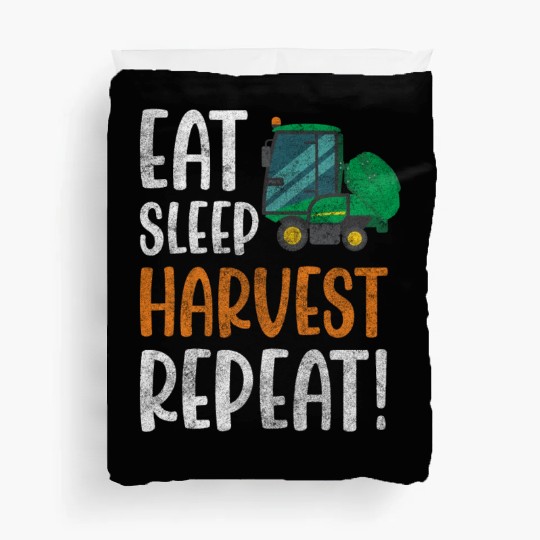 Farmer Field Worker Harvest Time Vegetable Duvet Covers
