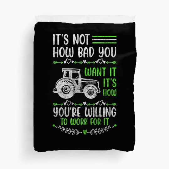Farmer Work Hard Work Vegetable Duvet Covers