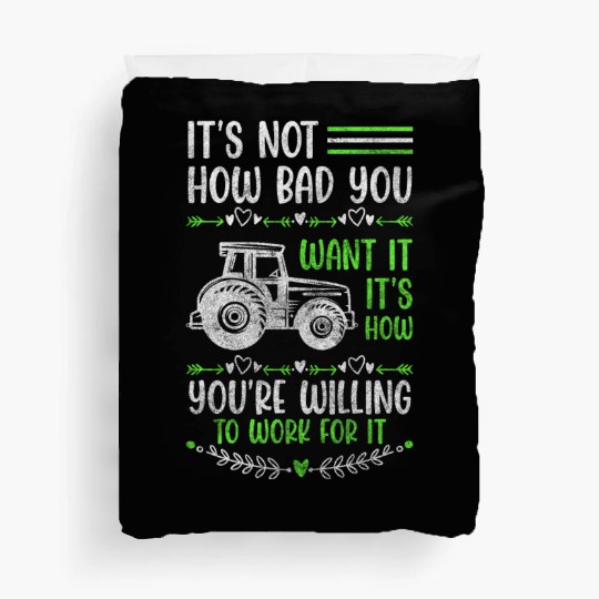 Farmer Work Hard Work Vegetable Duvet Covers
