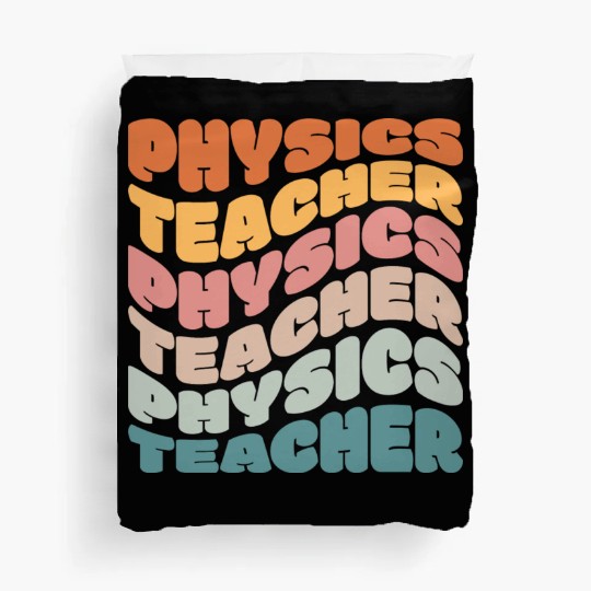 Physics Teacher Vintage Retro Duvet Covers