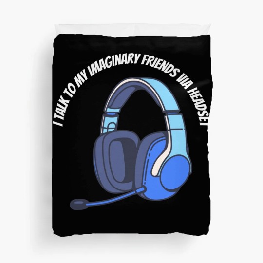 Gamer Imaginary Friends Duvet Covers