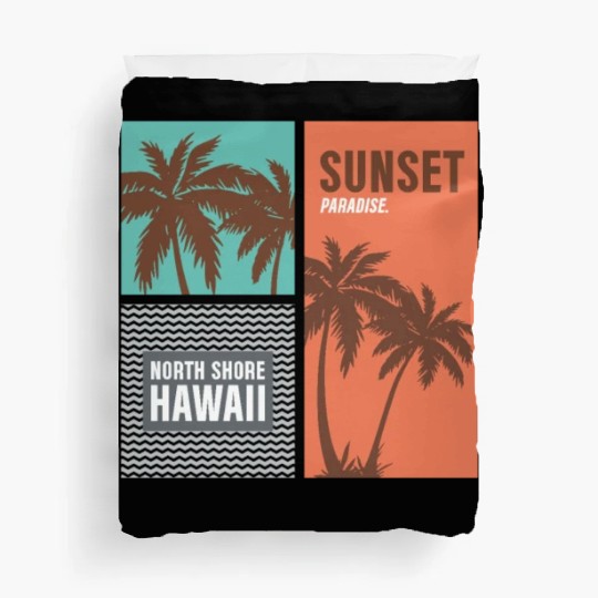 Sunset Paradise North Shore Hawaii Duvet Covers