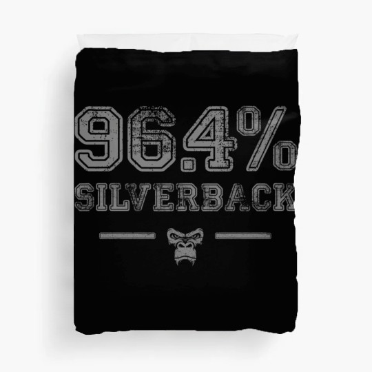 964 Silverback Gorilla Gym Body Building Gym Duvet Covers