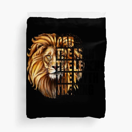 The Man the Legend Lion Duvet Covers