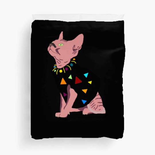 pink cute cat meowed funny meowdy cowboy for you Duvet Covers