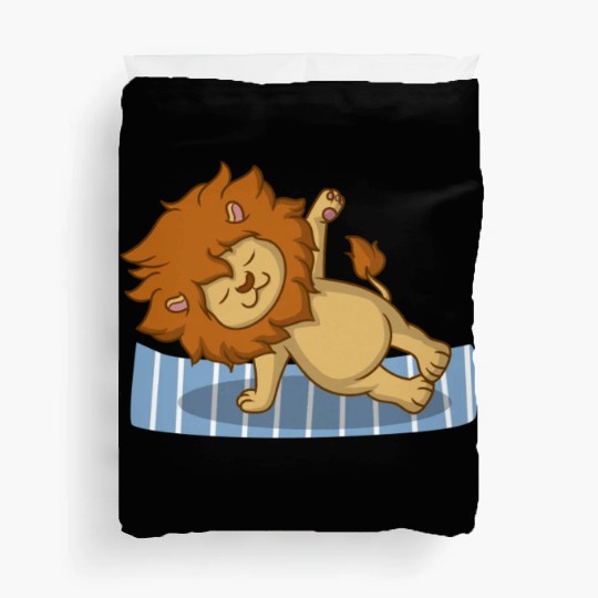 Yoga Lion Duvet Covers