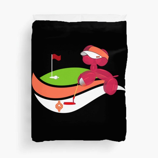 Summer Golf Balloon Dog Duvet Covers