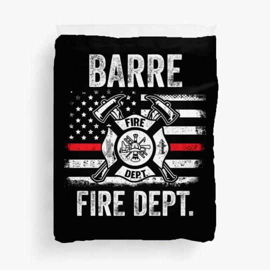 Barre Vermont Fire Dept Thin Red Line Duvet Covers